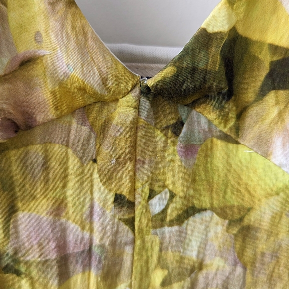 Baum Und Pferdgarten Midi Slip Dress Yellow Floral - Picture 15 of 17